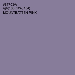 #877C9A - Mountbatten Pink Color Image